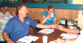 Member Rafael Ramos owner of Lifestyle Concepts by Rafael & Board member; Val Ballou from Four Winds Marina